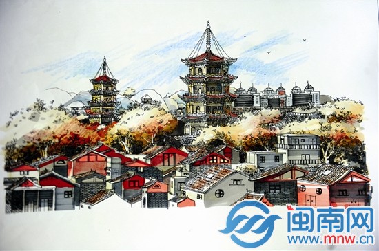 泉州的地標，東西塔