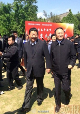 2014年5月4日，北京大學(xué)，習(xí)近平五四青年節(jié)到北京大